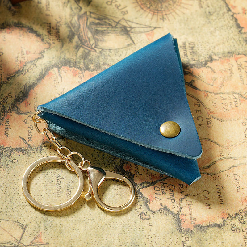 Mini Coin Key Purse Crazy Horse & Veg Tanned Leather – Babylon Leather