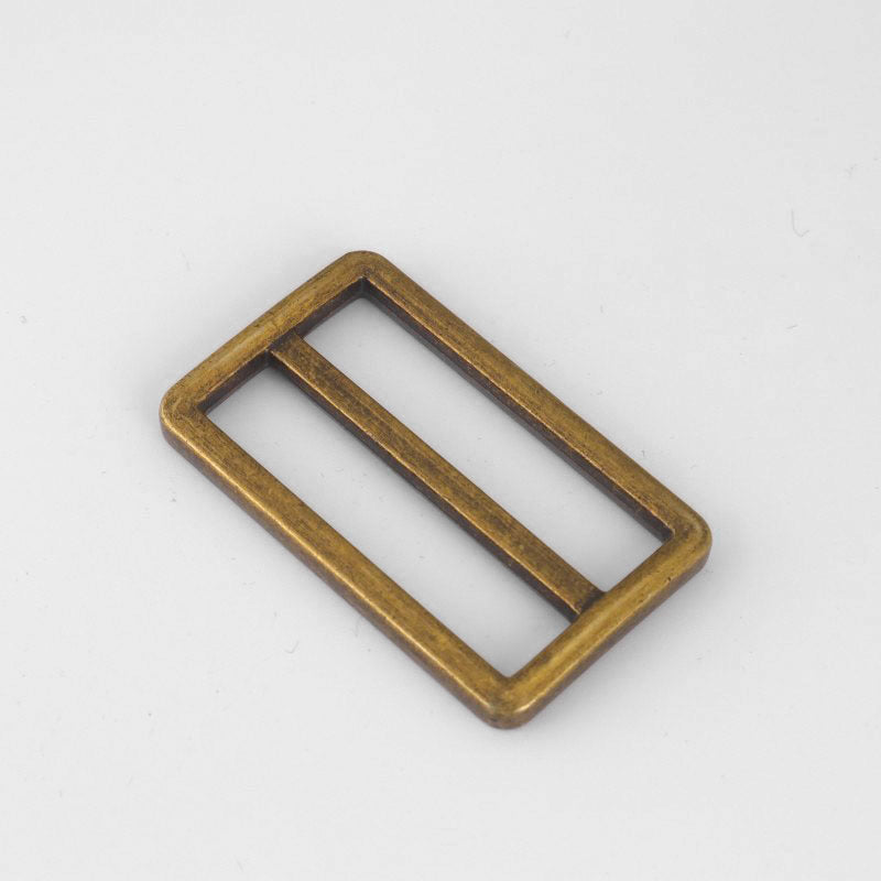 Rectangular Strap Slide Buckle - Babylon Leather