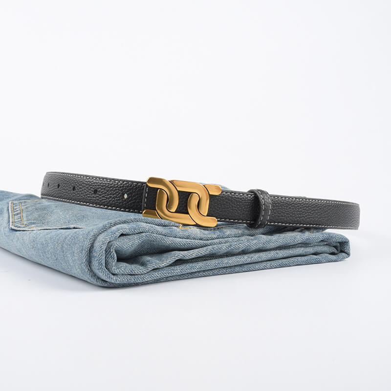 Women's Reversible Lychee-Grain Cowhide Leather Belt – Babylon Leather