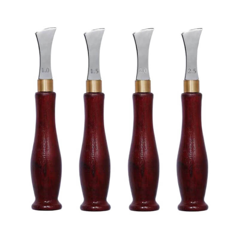 Leather Edge Creaser Wood Handle Stainless Steel – Babylon Leather