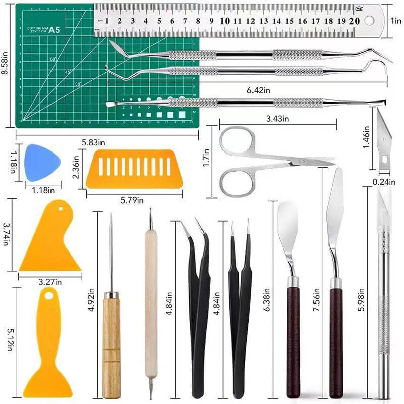 28-Piece Dried Flower Craft Tool Set for DIY Projects – Babylon Leather - Babylon LeatherBabylon LeatherXH62-Sets（28pcs）