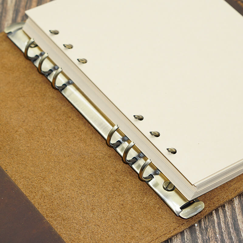 Top Grain Leather Ring Binder Notebook A5 – Babylon Leather