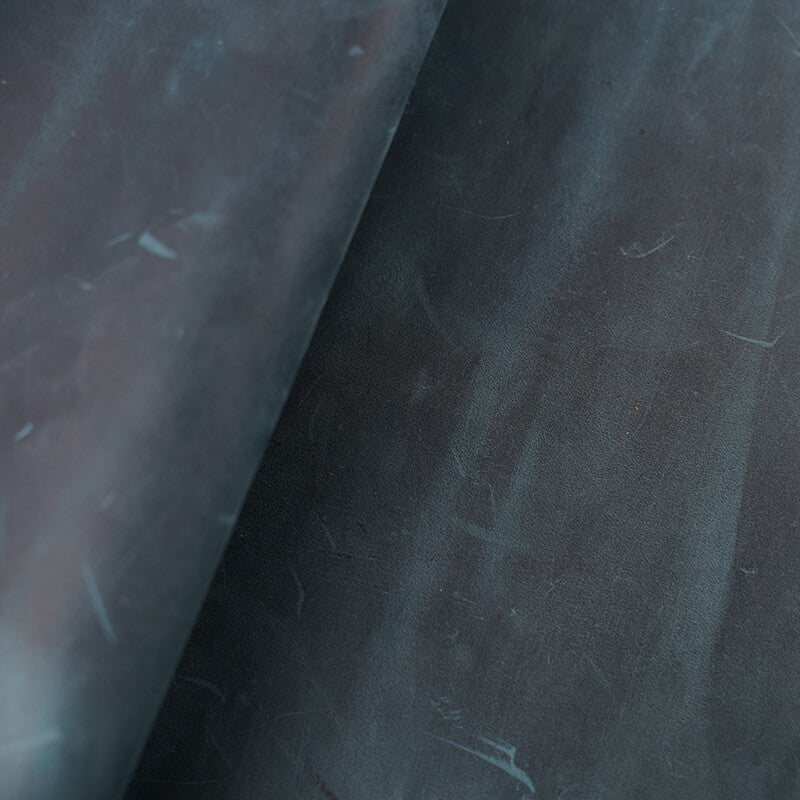 3 sq. ft. Full Grain Crazy Horse Leather – Babylon Leather - Babylon LeatherBabylon LeatherGL06-Blue-1.4-1.6mm-3 sq. ft.