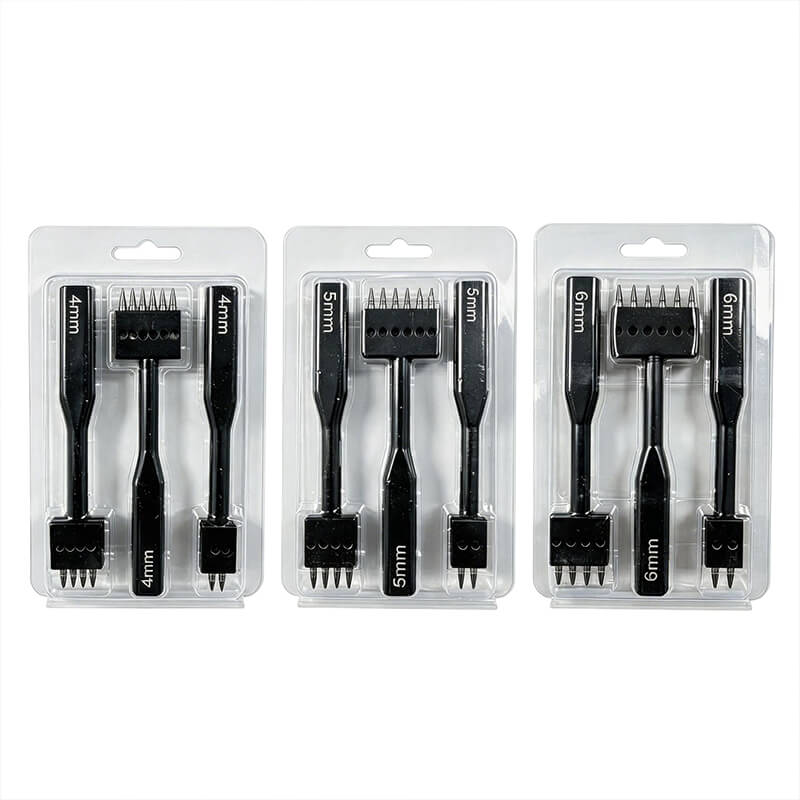 Round Hole Pricking Iron Set Steel for Leather Sewing – Babylon Leather