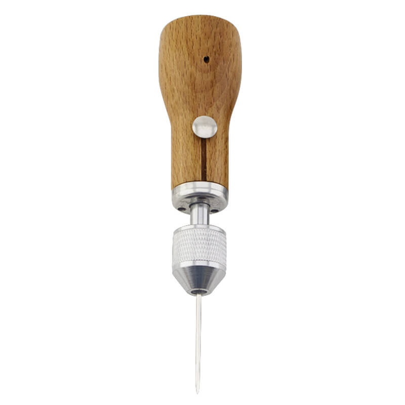 Leather Hand Stitcher Awl Tool Stainless Steel & Wood – Babylon Leather