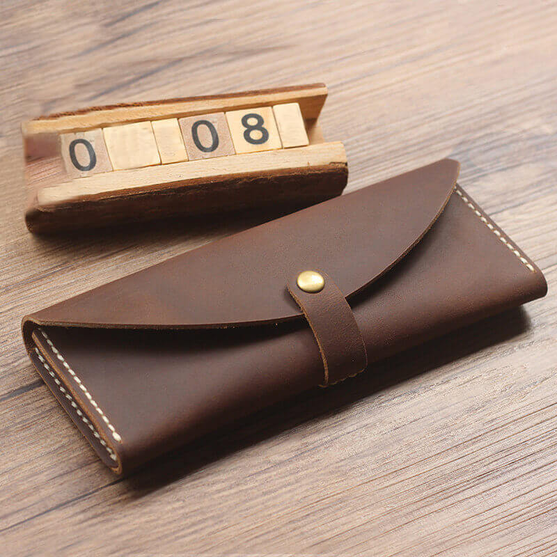 Pencil Case Crazy Horse Leather DIY Kit – Babylon Leather