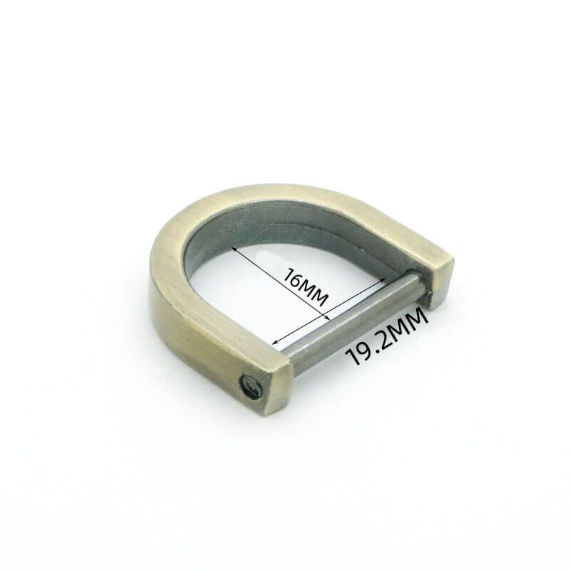 Screw-In D-Ring Connector - Babylon Leather