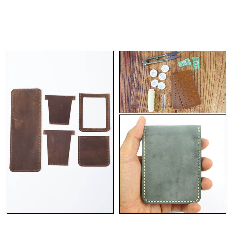Passport Holder Ticket Case Fog Wax Leather DIY Kit – Babylon Leather