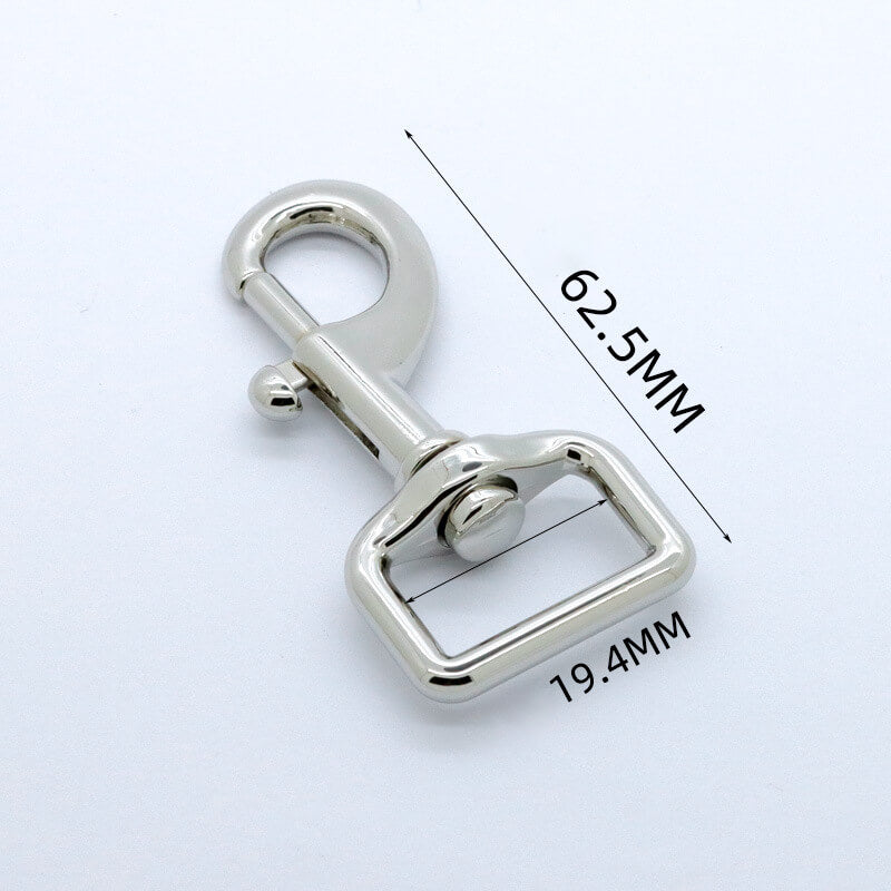 Lobster Clasp with Rectangular Eye - Babylon Leather