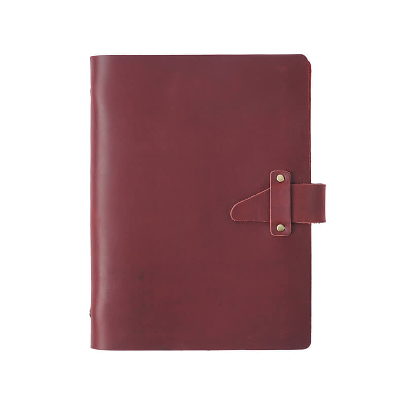 Vintage Crazy Horse Leather Ring Binder Journal A5 – Babylon Leather