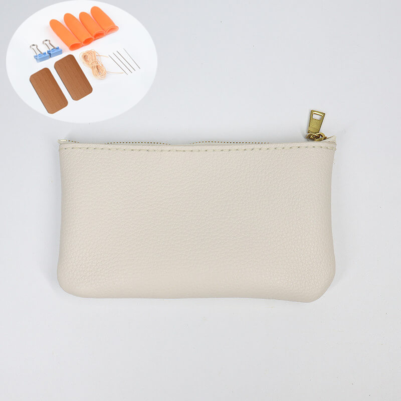 Zip Cosmetic Phone Coin Pouch Leather DIY Kit – Babylon Leather