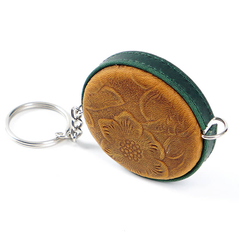 Vintage Leather Tape Measure Keychain – Babylon Leather