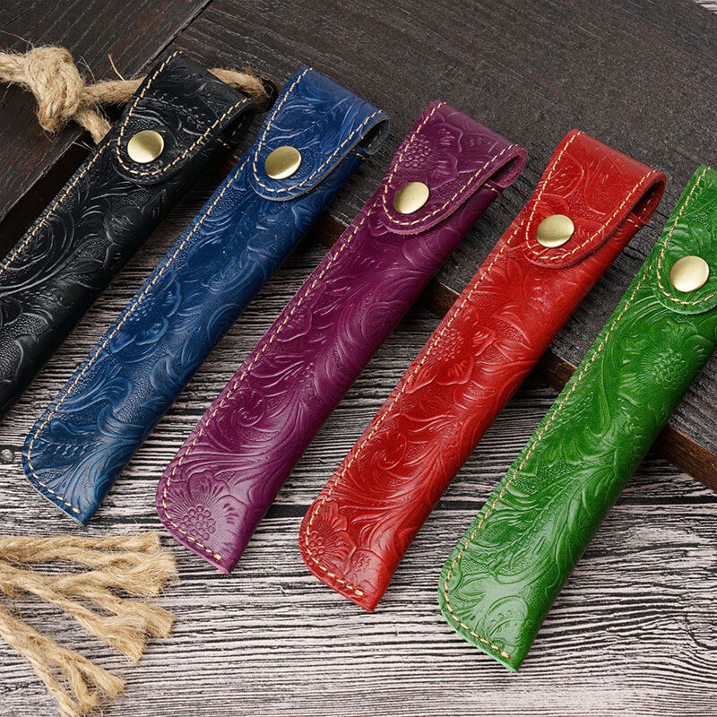 Wrap-Style Pen Sleeve – Babylon Leather