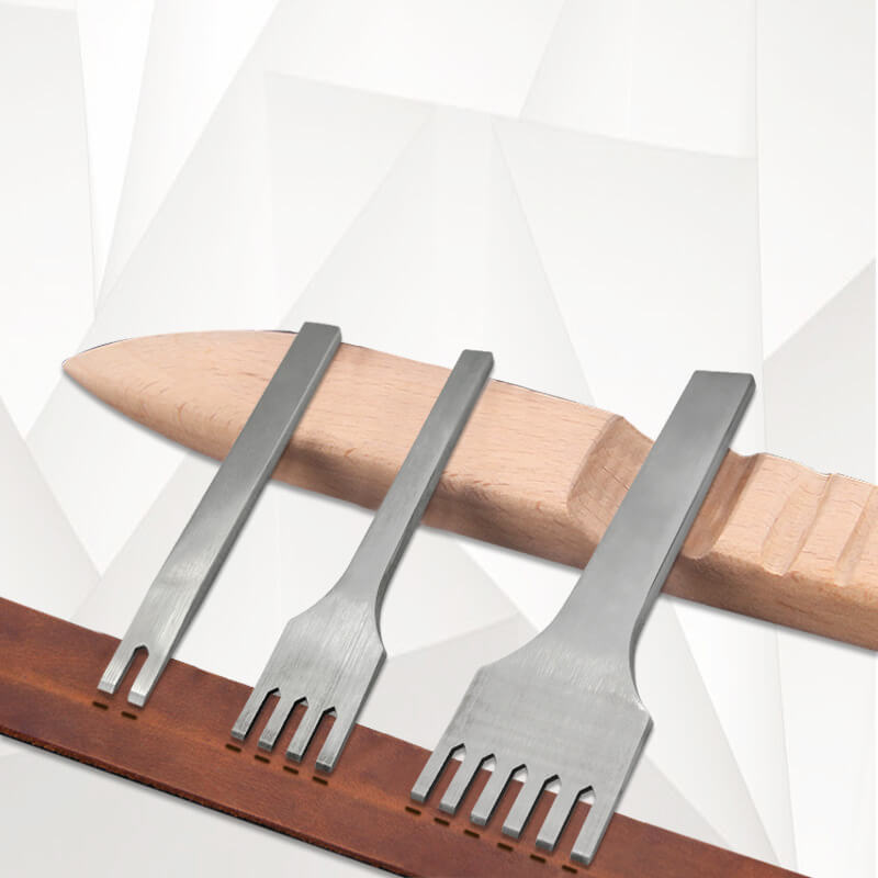 3mm Flat Pricking Iron for Leather Lacing Stainless Steel – Babylon Leather - Babylon LeatherBabylon LeatherXH21-1 Prong