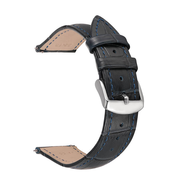 Bamboo-Textured Top Grain Leather Quick Release Watch Strap for Huawei GT2, Honor and Amazfit – Babylon Leather