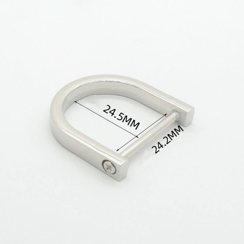 Screw-In D-Ring Connector - Babylon Leather