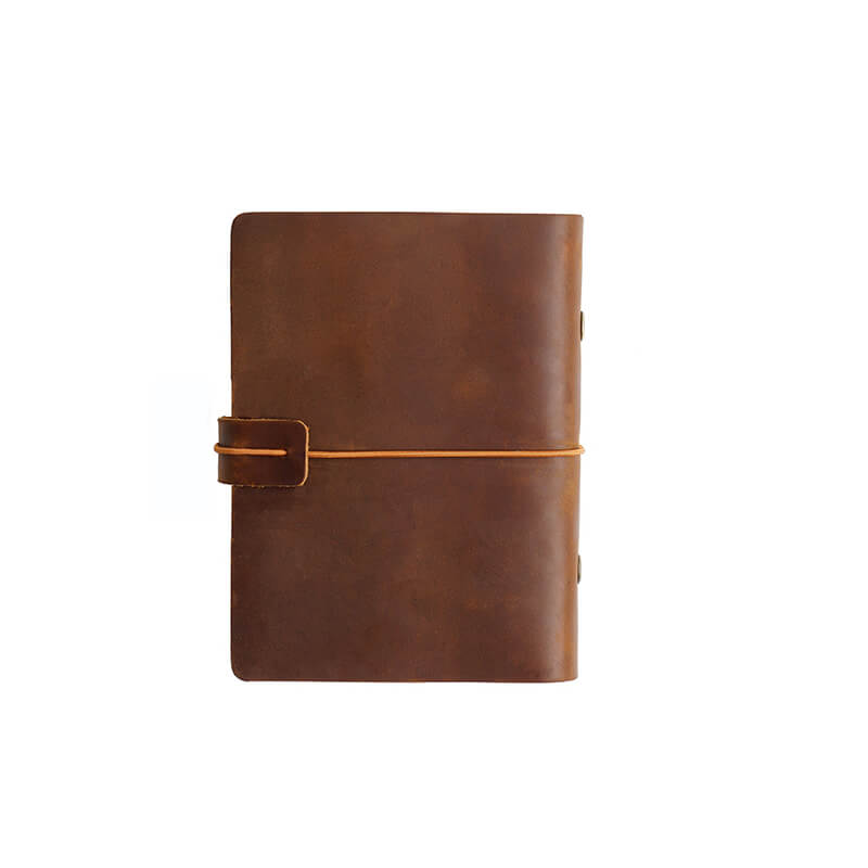 Crazy Horse Leather Travel Ring Binder Journal A5 A6 and A7 – Babylon Leather
