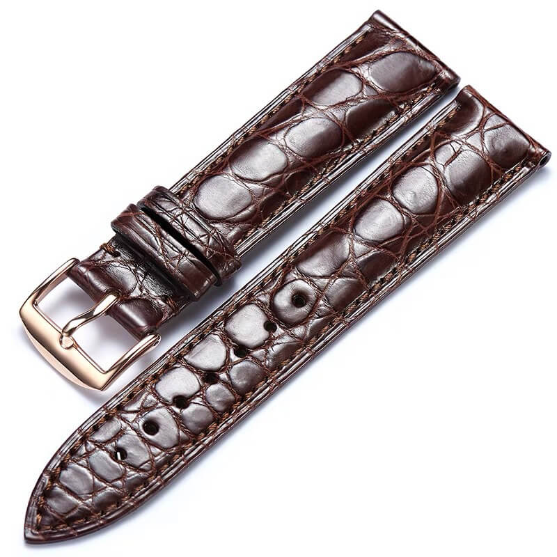 American Alligator Leather Watch Strap, 12mm to 24mm – Babylon Leather