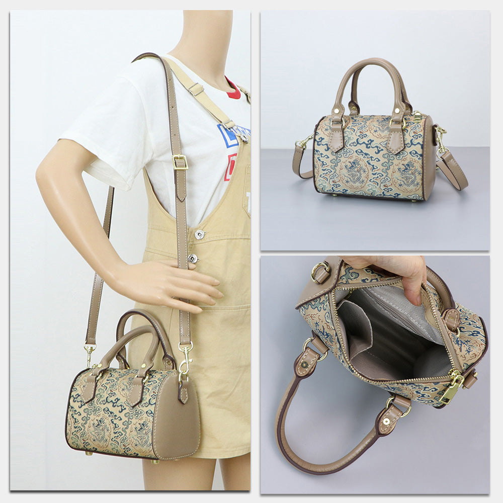 DIY-Set für eine individuell gestaltbare Boston-Tasche – Babylon Leather 