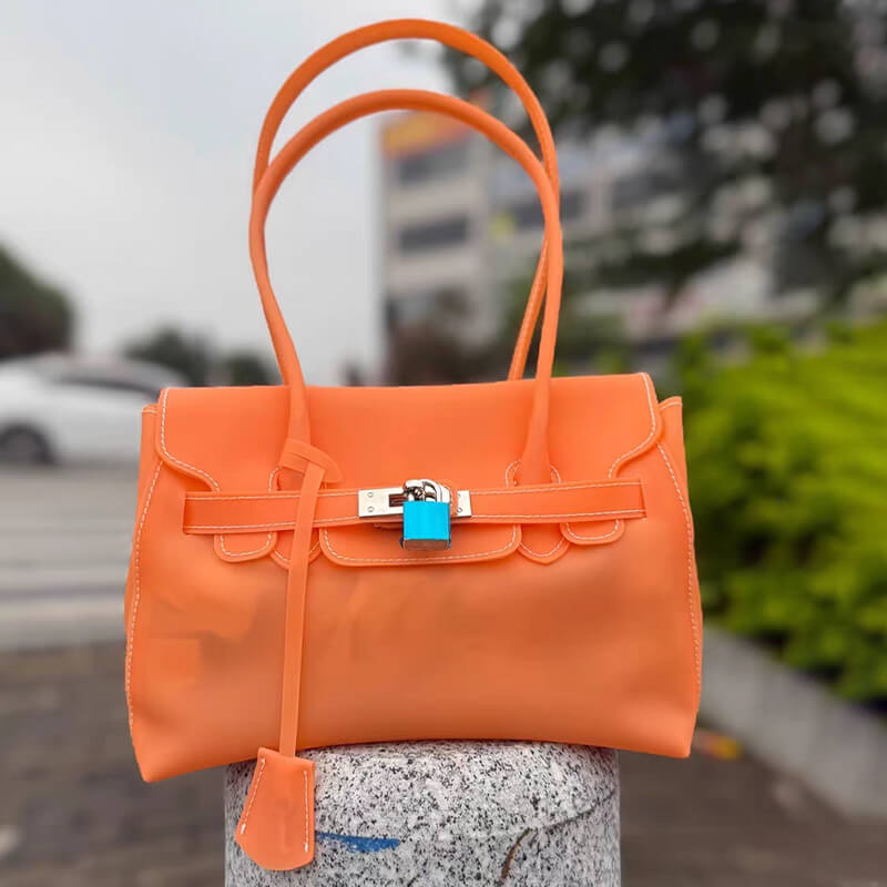 [$360+] Birkin-Style Macaron Jelly Bag - Babylon Leather