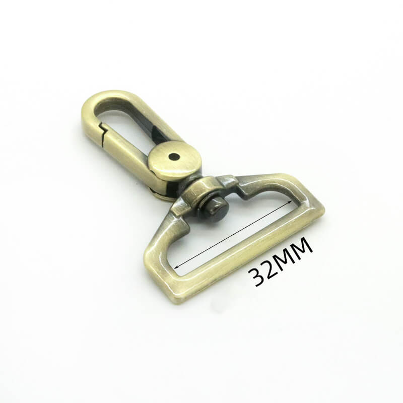 Wide Eye Swivel Snap Hook - Babylon Leather