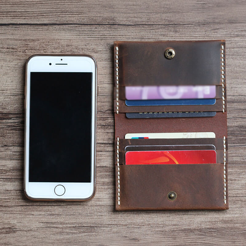 Multi-Slot Card Case Crazy Horse Leather DIY Kit – Babylon Leather