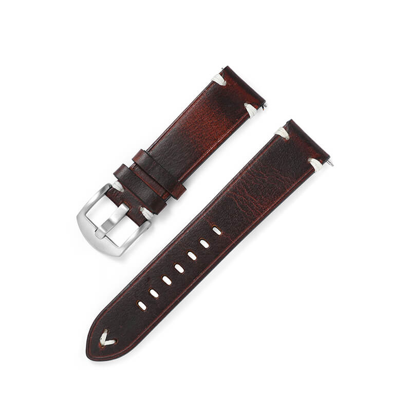 Oil-Waxed Top Grain Leather Quick Release Watch Strap – Babylon Leather
