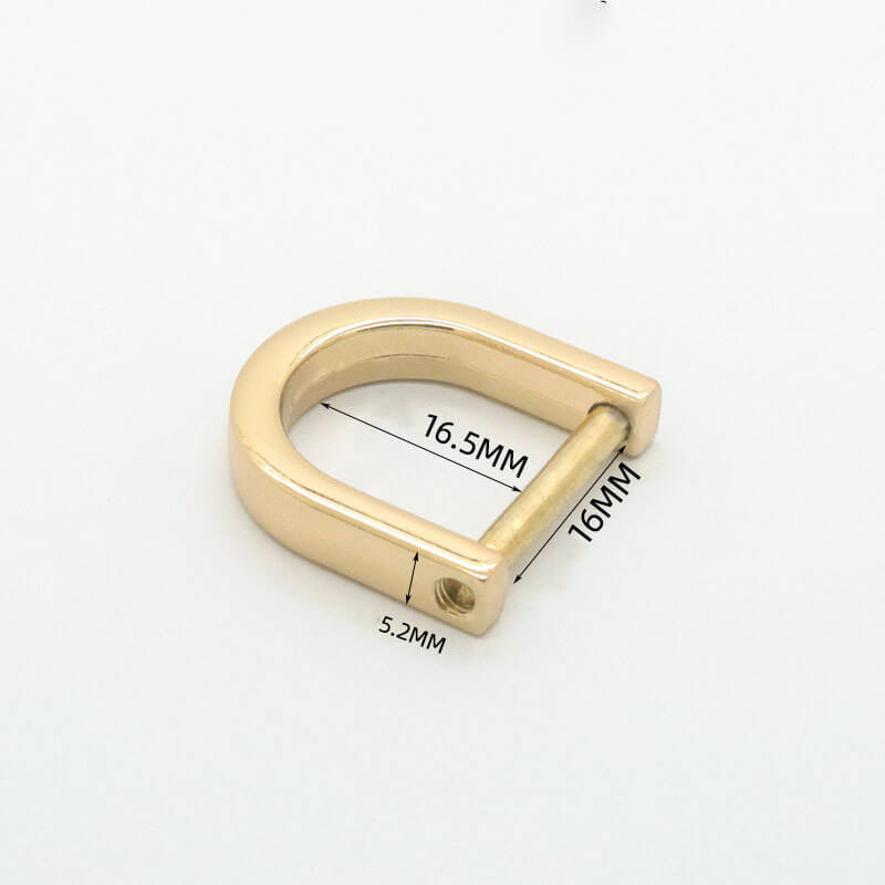 Screw-In D-Ring Connector - Babylon Leather
