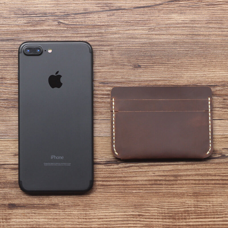 Ultra-Thin Card Wallet Crazy Horse Leather DIY Kit – Babylon Leather
