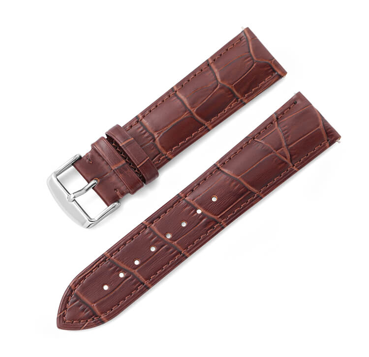 Bamboo-Textured Top Grain Leather Quick Release Watch Strap for Huawei GT2, Honor and Amazfit – Babylon Leather