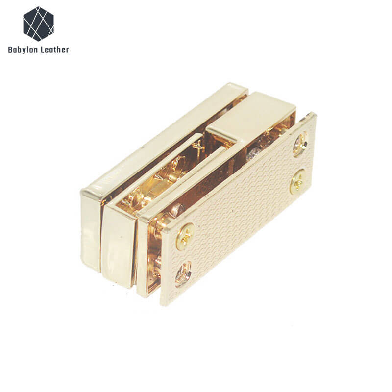 Square Rotating Fashion Bag Lock Twist Lock
