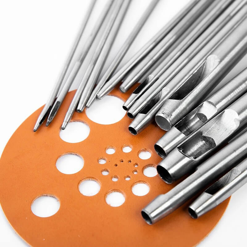 Round Hole Punch Set High Carbon Steel for Leather Belt DIY – Babylon Leather