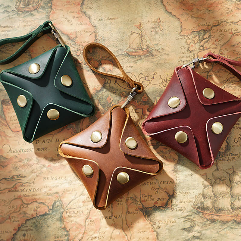Mini Snap Coin Purse Square – Babylon Leather