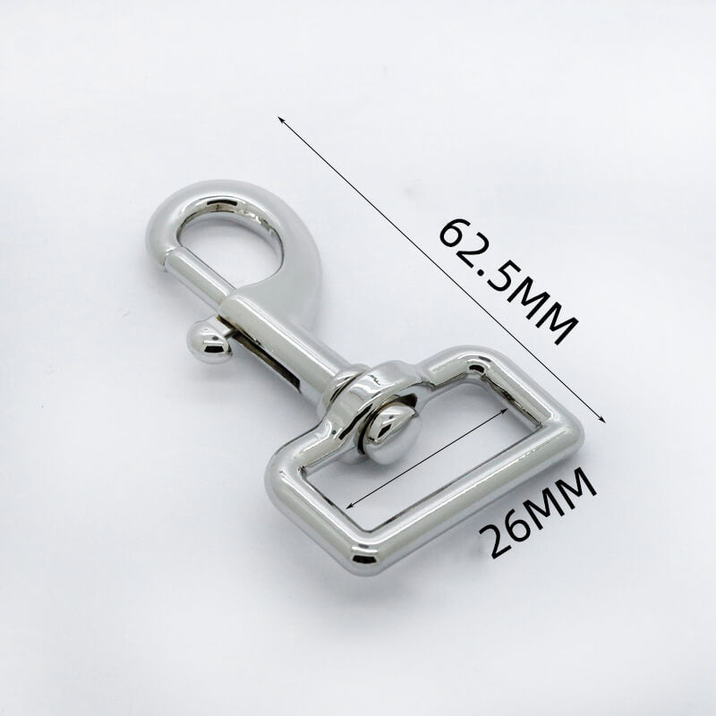 Lobster Clasp with Rectangular Eye - Babylon Leather