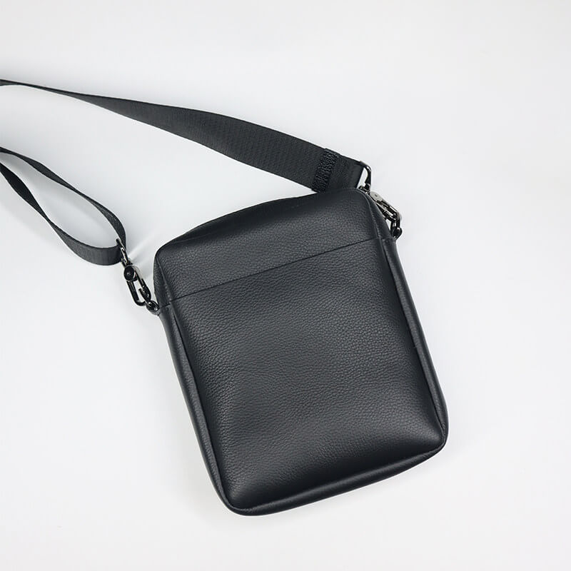 Men's Zip Crossbody Bag Top Grain Leather DIY Kit – Babylon Leather