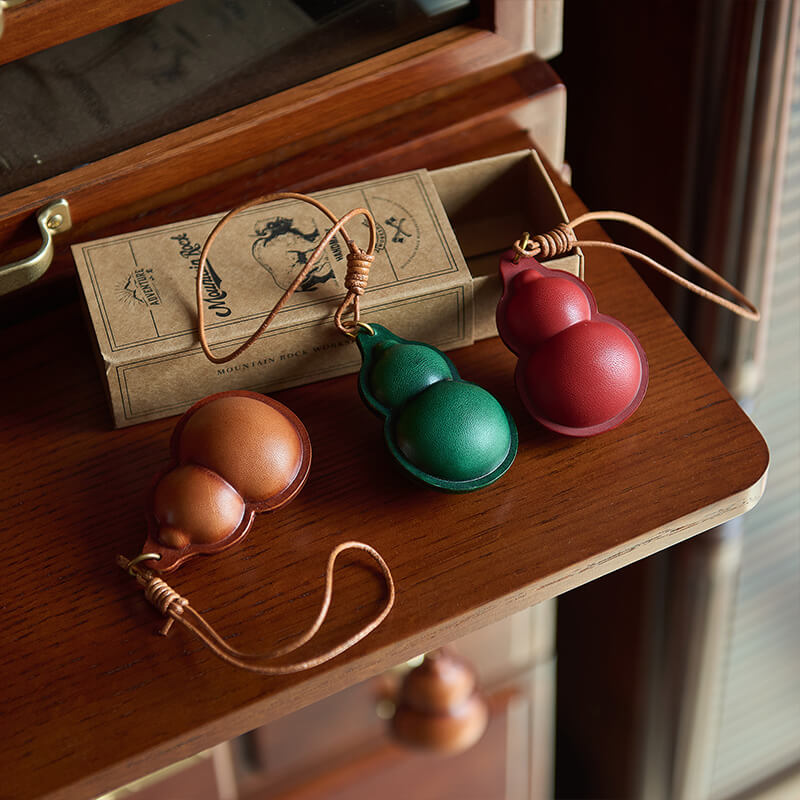 Gourd Leather Bag Charm – Babylon Leather