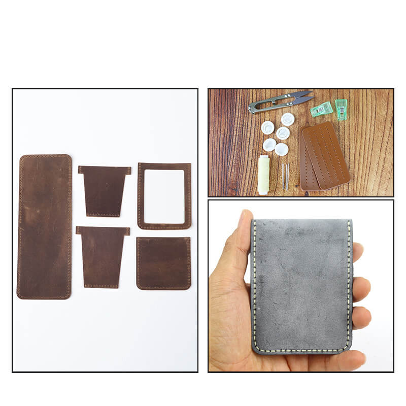 Passport Holder Ticket Case Fog Wax Leather DIY Kit – Babylon Leather