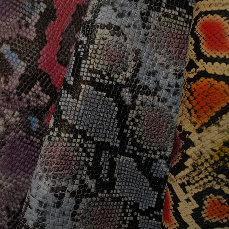 Top grain Snake Embossed Leather – Babylon Leather