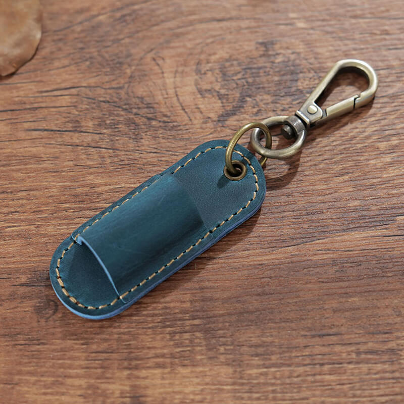 Pen Sleeve with Keychain Clip – Babylon Leather