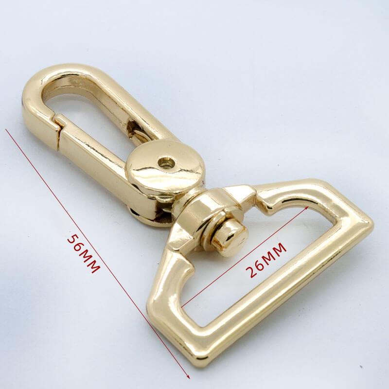Wide Eye Swivel Snap Hook - Babylon Leather