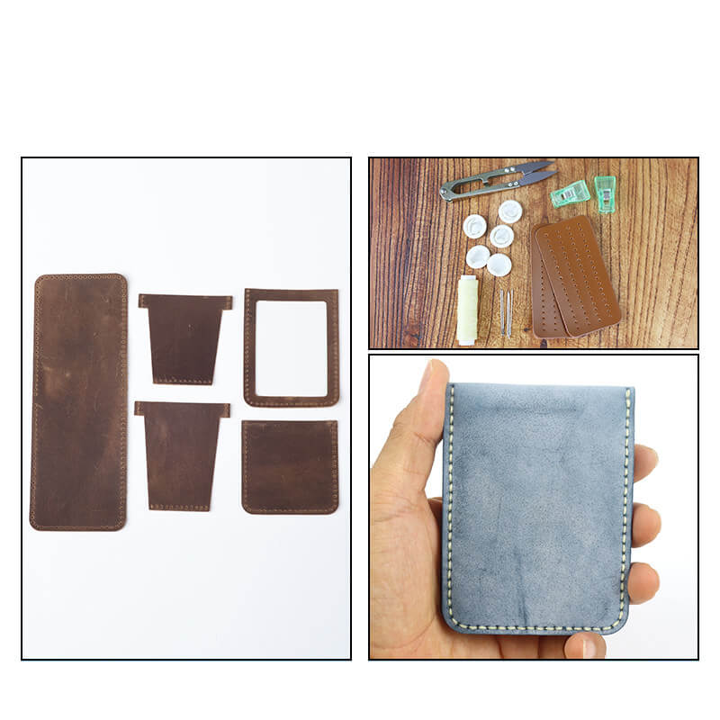 Passport Holder Ticket Case Fog Wax Leather DIY Kit – Babylon Leather