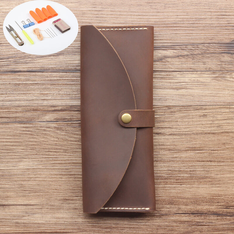 Pencil Case Crazy Horse Leather DIY Kit – Babylon Leather