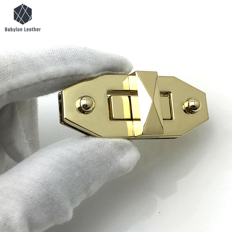 Fashion Bag Accessory Diamond Twist Lock