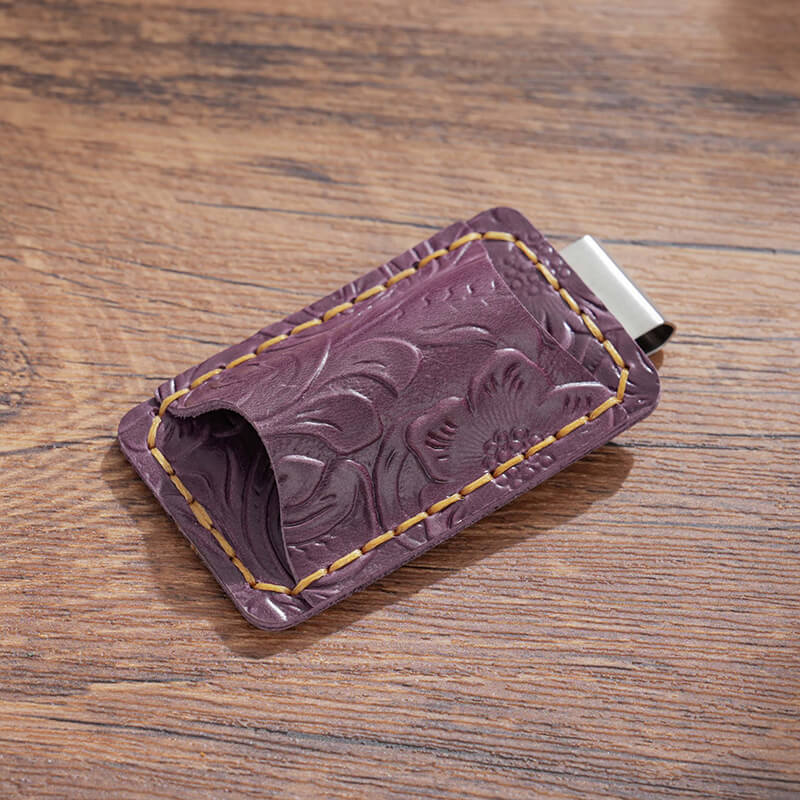 Embossed Pen Loop Traveler's Notebook – Babylon Leather