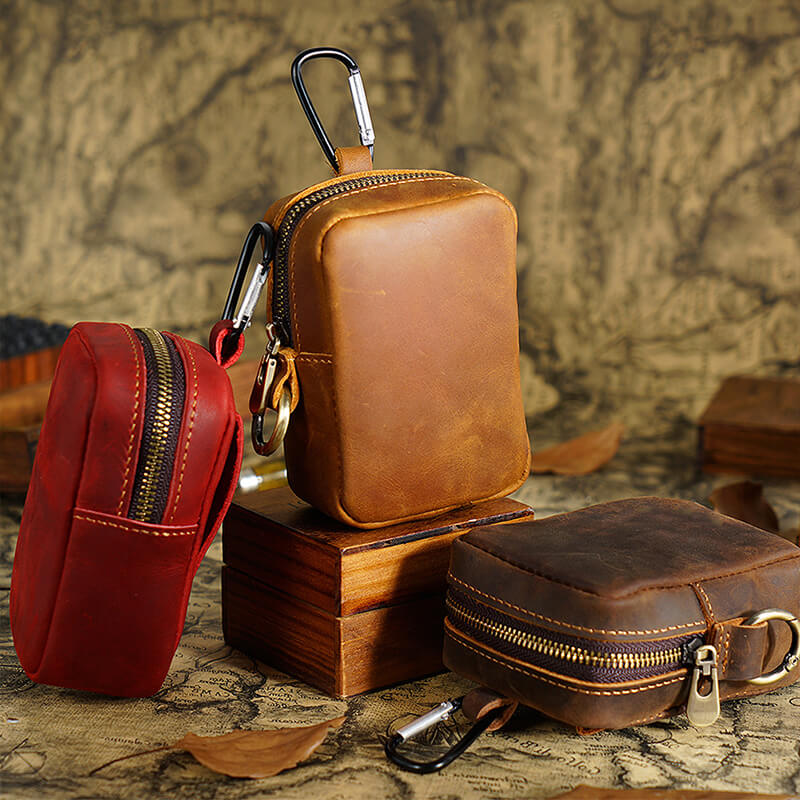 Mini Belt Pouch Coin Card Holder – Babylon Leather