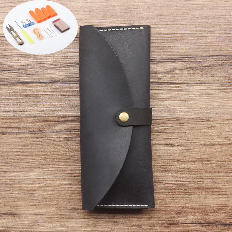 Pencil Case Crazy Horse Leather DIY Kit – Babylon Leather