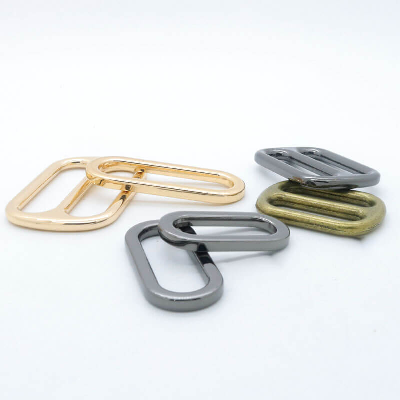 Single and Double Bar Strap Slide Buckles - Babylon Leather