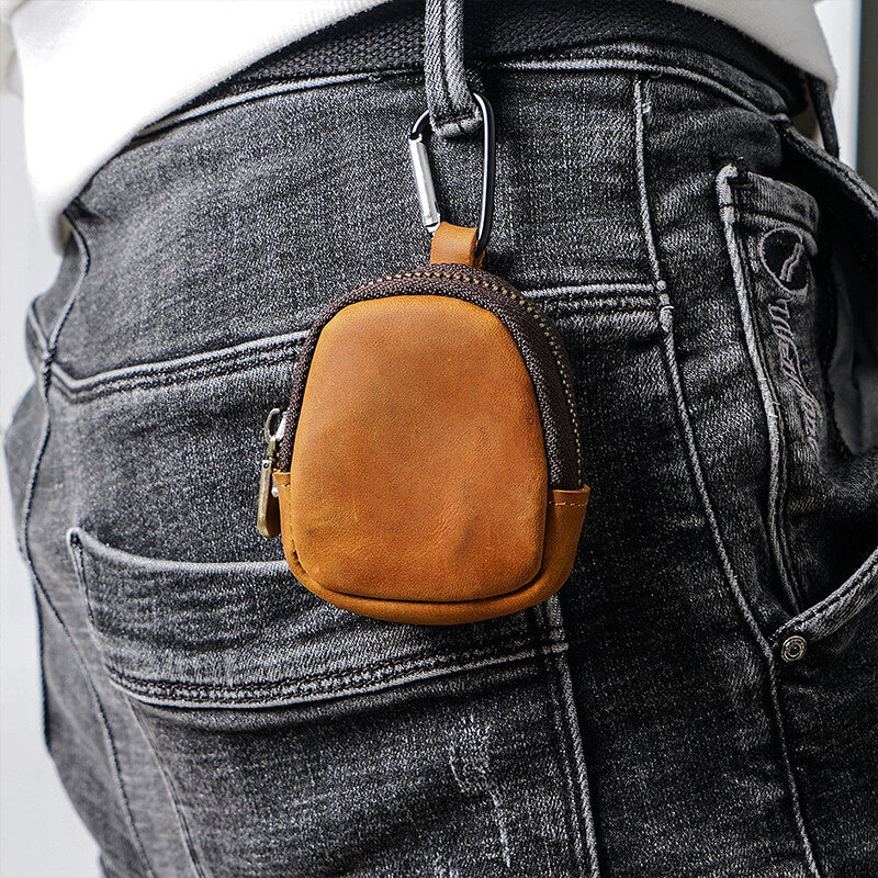 Shell-Shape Zip Coin Purse – Babylon Leather