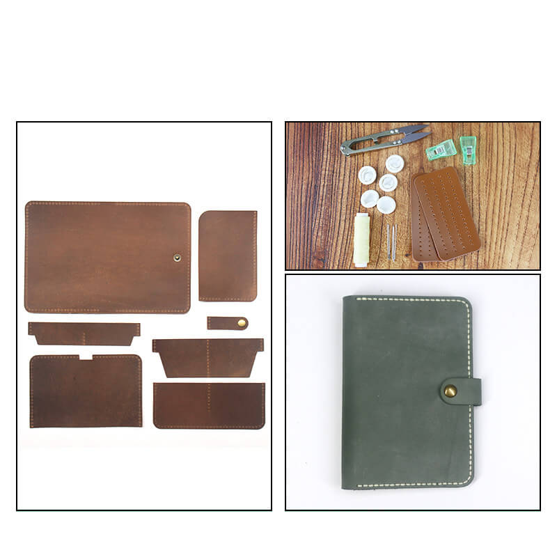 Passport Holder Ticket Case Fog Wax Leather DIY Kit – Babylon Leather