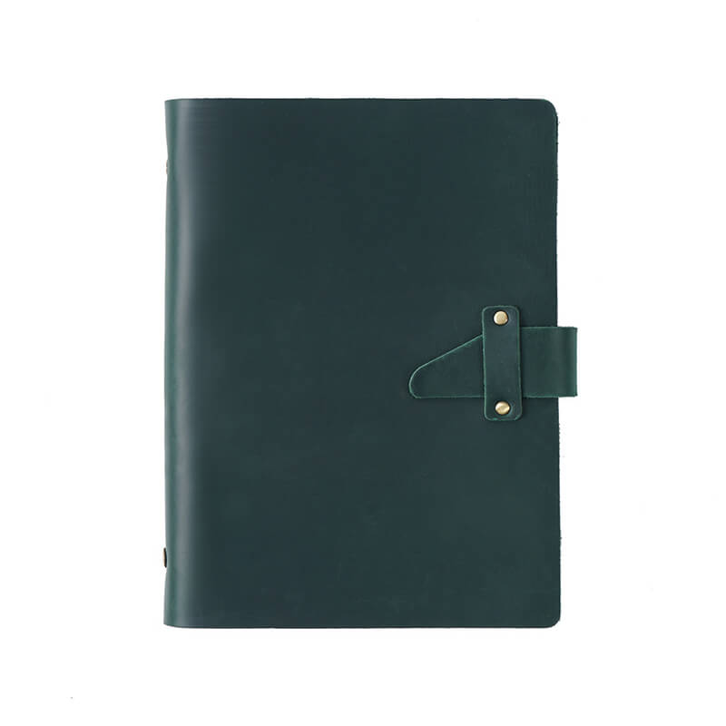 Vintage Crazy Horse Leather Ring Binder Journal A5 – Babylon Leather